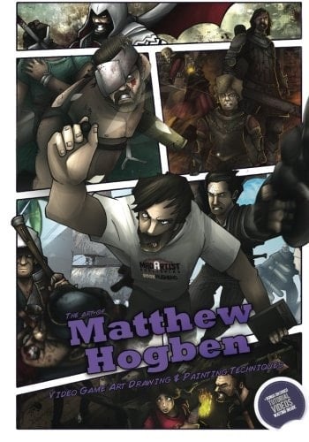 Art of Matthew Hogben Video Game Art Drawing and Painting Techniques