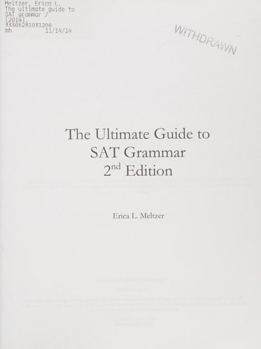 The Ultimate Guide to SAT Grammar