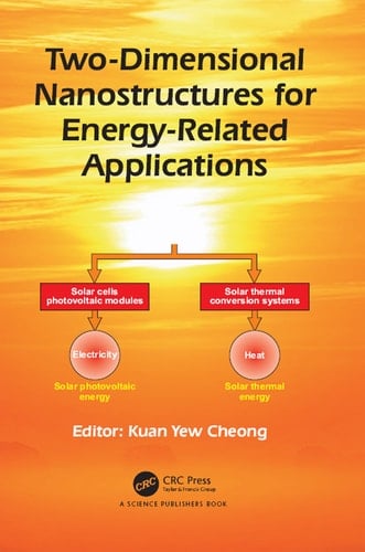Two-dimensional Nanostructures for Energy-related Applications