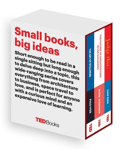 TED Books Box Set: The Creative Mind The Art of Stillness, The Future of Architecture, and Judge This