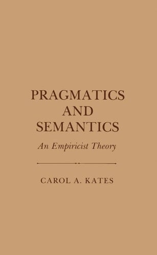 Pragmatics and Semantics