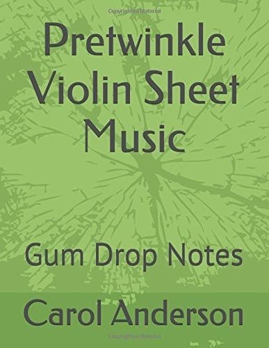 Pretwinkle Violin Sheet Music Gum Drop Notes