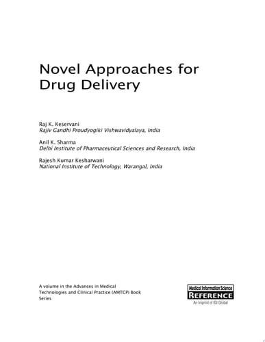 Novel Approaches for Drug Delivery