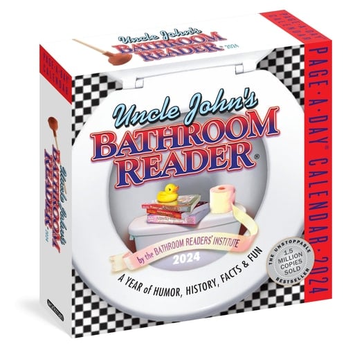 Uncle John’s Bathroom Reader Page-A-Day Calendar 2024: A Year of Humor, History, Facts, and Fun
