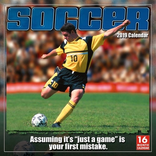 Soccer 2019 Wall Calendar