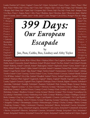 399 Days Our European Escapade