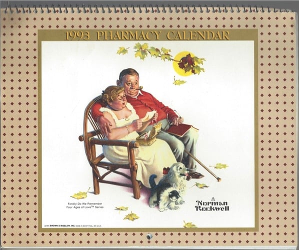 Norman Rockwell-1993 Calendar