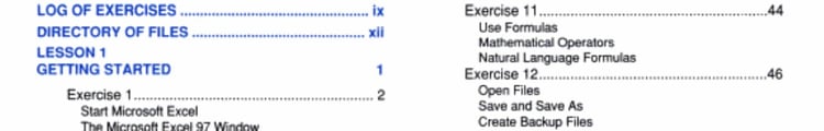 Learning Microsoft Excel 97