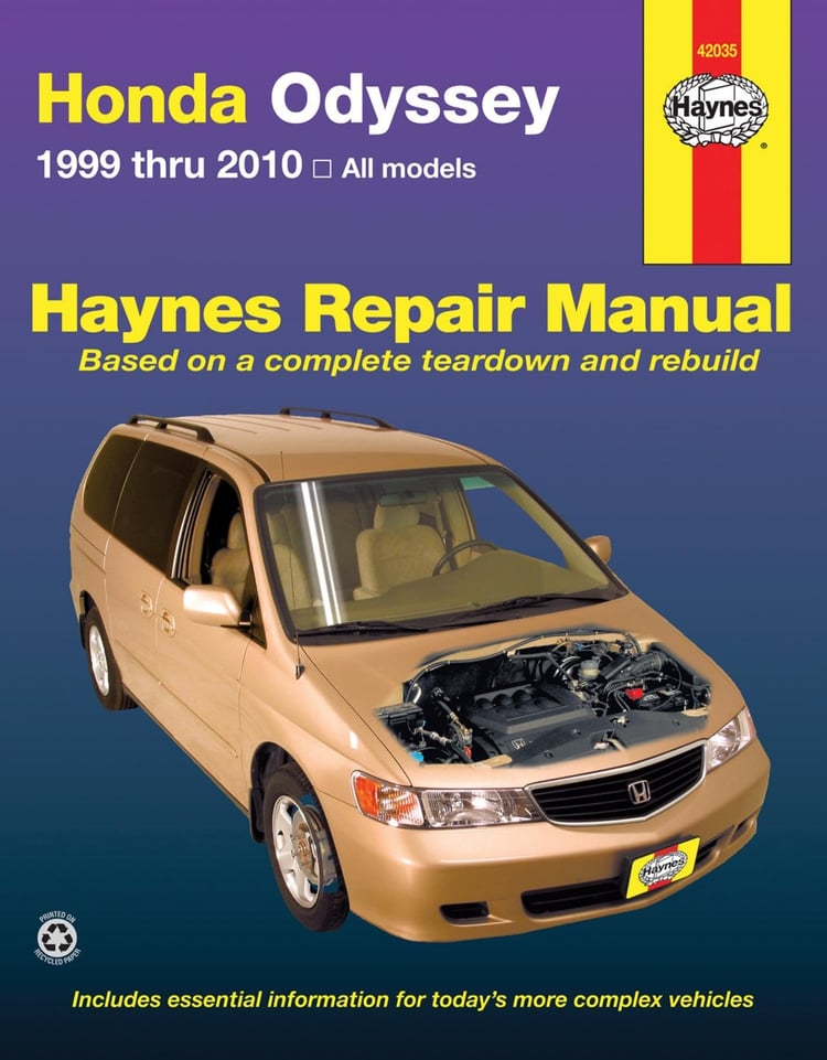 Honda Odyssey 1999 thru 2010
