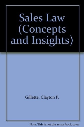 Sales Law Casebook
