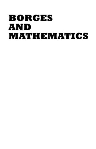 Borges and mathematics