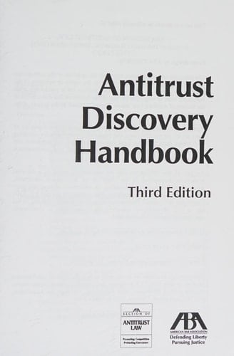 Antitrust Discovery Handbook