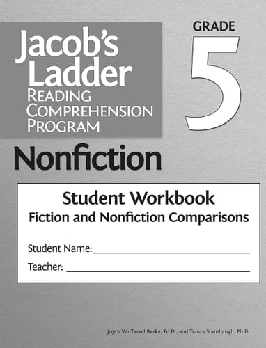 Jacob's Ladder Reading Comprehension Program Student Workbooks Fiction and Nonfiction Comparisons: Nonfiction Grade 5
