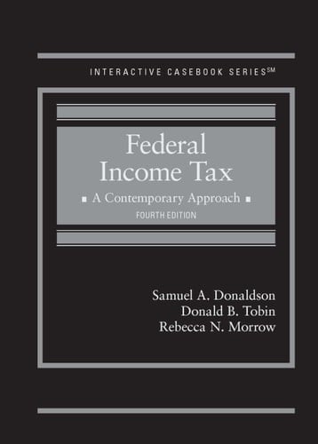 Federal Income Tax A Contemporary Approach