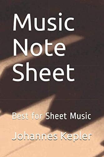 Music Note Sheet: Best for Sheet Music (1)