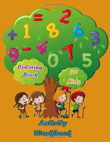 Coloring Book for Kids Fun Learning with Numbers, Colors , Animals, Activity Workbook for Kids