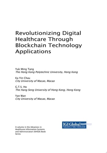 Revolutionizing Digital Healthcare Through Blockchain Technology Applications