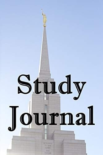 Study Journal LDS Study Journal for Men, Women, Kids; Mormon Study Journal