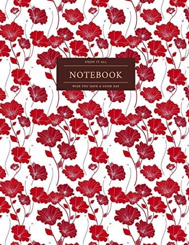 Notebook 100 Lined Journal Pages | Diary | 8. 5 X 11 Large Composition Notebook Matte Finish Paperback