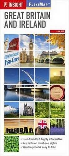 Great Britain and Ireland - Insight Flexi Map