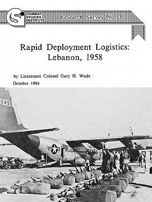 Rapid Deployment Logistics Lebanon, 1958