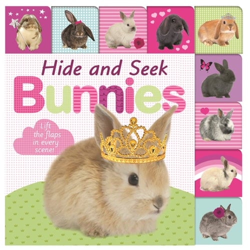 Hide and Seek Bunnies Lift the Flap Tab