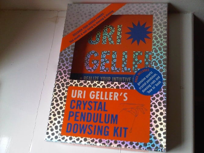 Uri Geller's Crystal Pendulum Dowsing Kit