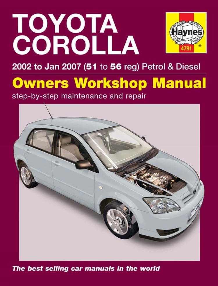 Toyota Corolla Owners Workshop Manual