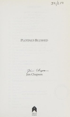 Plotinus Blushed
