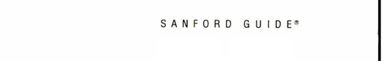 The Sanford Guide to Antimicrobial Therapy