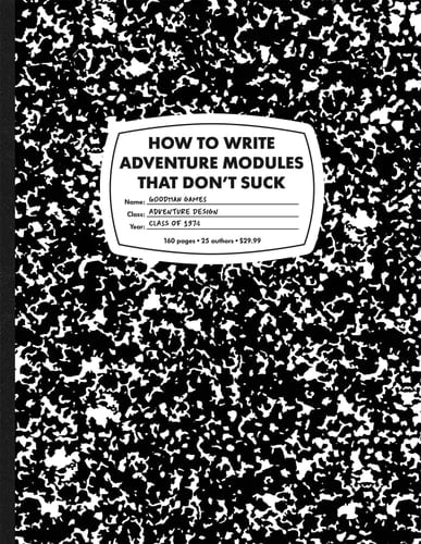 How to Write Adventure Modules That Don't Suck
