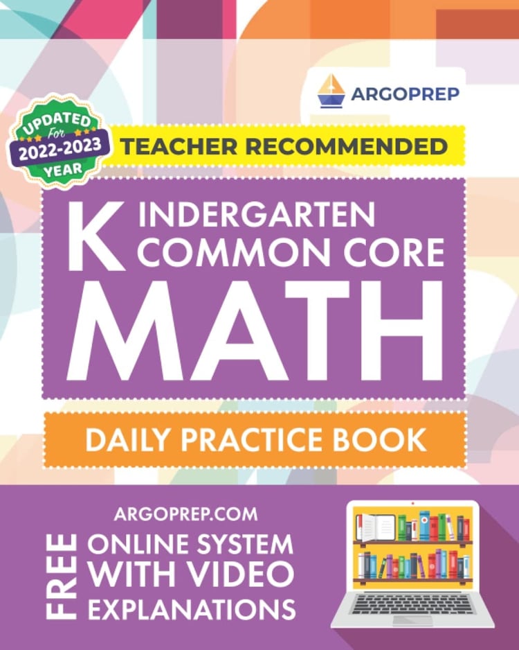 Kindergarten Common Core Math Daily Practice Workbook 2020-2021