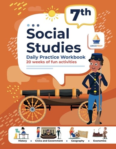 Social Studies Daily Practice Workbook 20 Weeks of Fun Activities. 7th