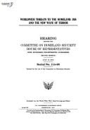 Worldwide Threats to the Homeland : ISIS and the New Wave of Terror : Hearing Before Committee on Homeland Security