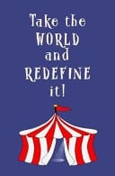 Take the World and Redefine It Blank Journal and Motion Picture Quote