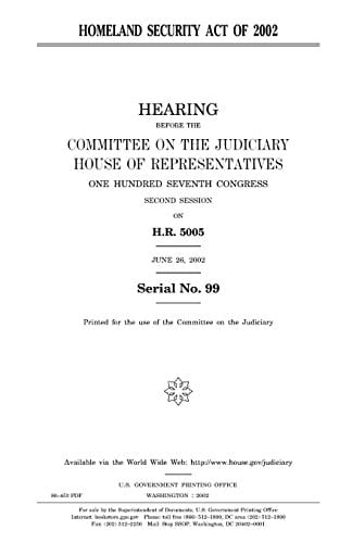 Homeland Security Act Of 2002