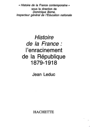 L'Enracinement de la République - Edition 1991 - Ebook epub