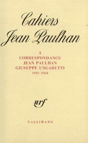 Correspondance : 1921 - 1968