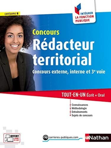 Concours rédacteur territorial catégorie B (concours externe, interne et 3e voie)