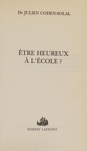 Etre heureux à l'école?