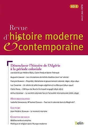 Désenclaver l'histoire de l'Algérie à la période coloniale