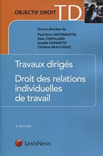 Droit des relations individuelles de travail travaux dirigés