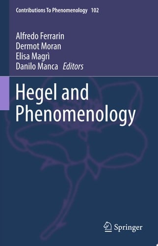 Hegel and Phenomenology
