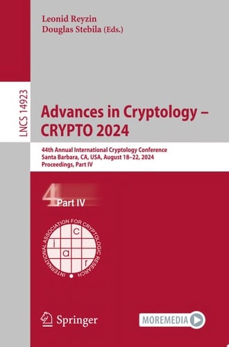Advances in Cryptology – CRYPTO 2024