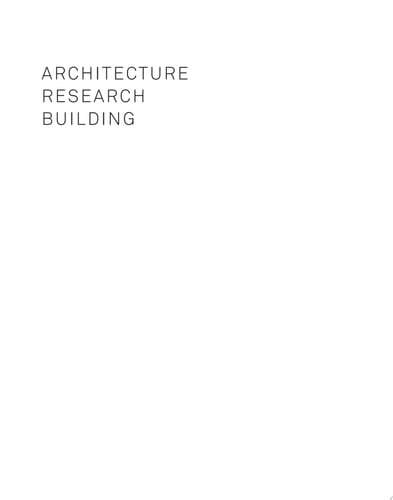 Architecture Research Building