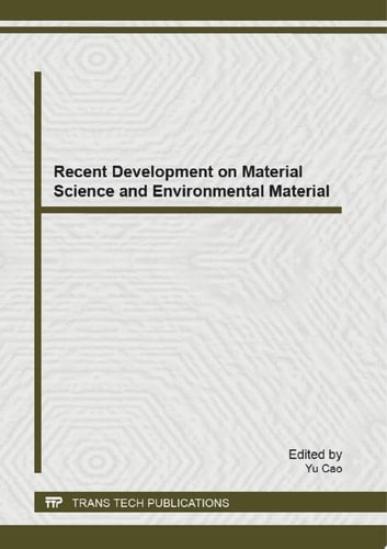 Recent Development on Material Science and Environmental Material