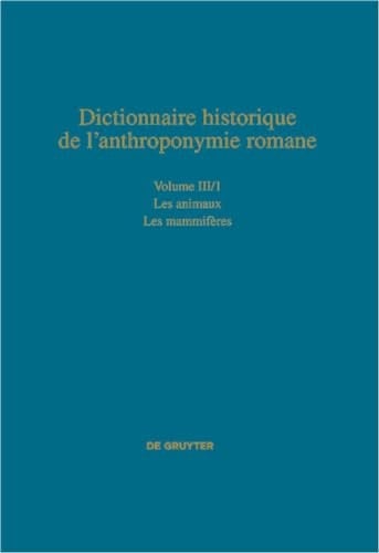 Dictionnaire historique de l'anthroponymie romane Patronymica Romanica (PatRom)