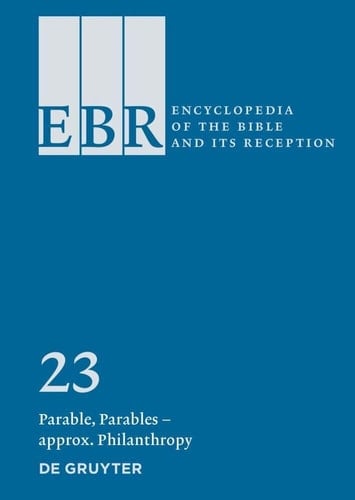 Encyclopedia of the Bible and Its Reception: Ho Tsun-sheen-Insult