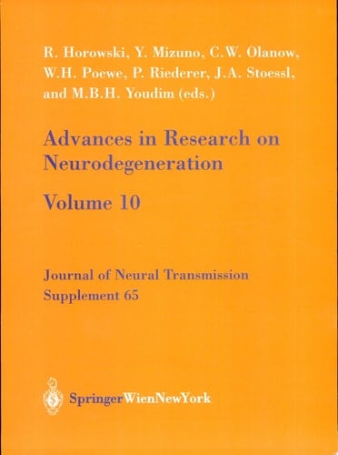 Advances in Research on Neurodegeneration |