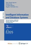 Intelligent Information and Database Systems 9th Asian Conference, ACIIDS 2017, Kanazawa, Japan, April 3-5, 2017, Proceedings, Part II